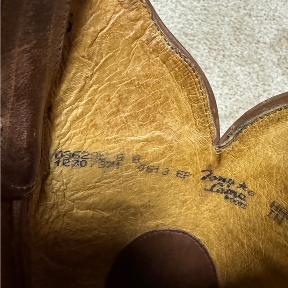 Women's Tony Lama 11" Full Quill Ostrich Skin Boots 7.5 - Picture 7 of 9